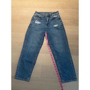 American Eagle Stretch Mom Straight Jean -  X- SHORT